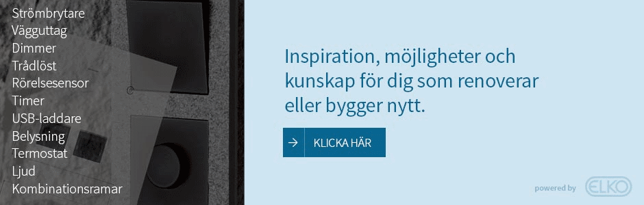 Inspiration, möjligheter och kunskap för dig som renoverar eller bygger nytt.